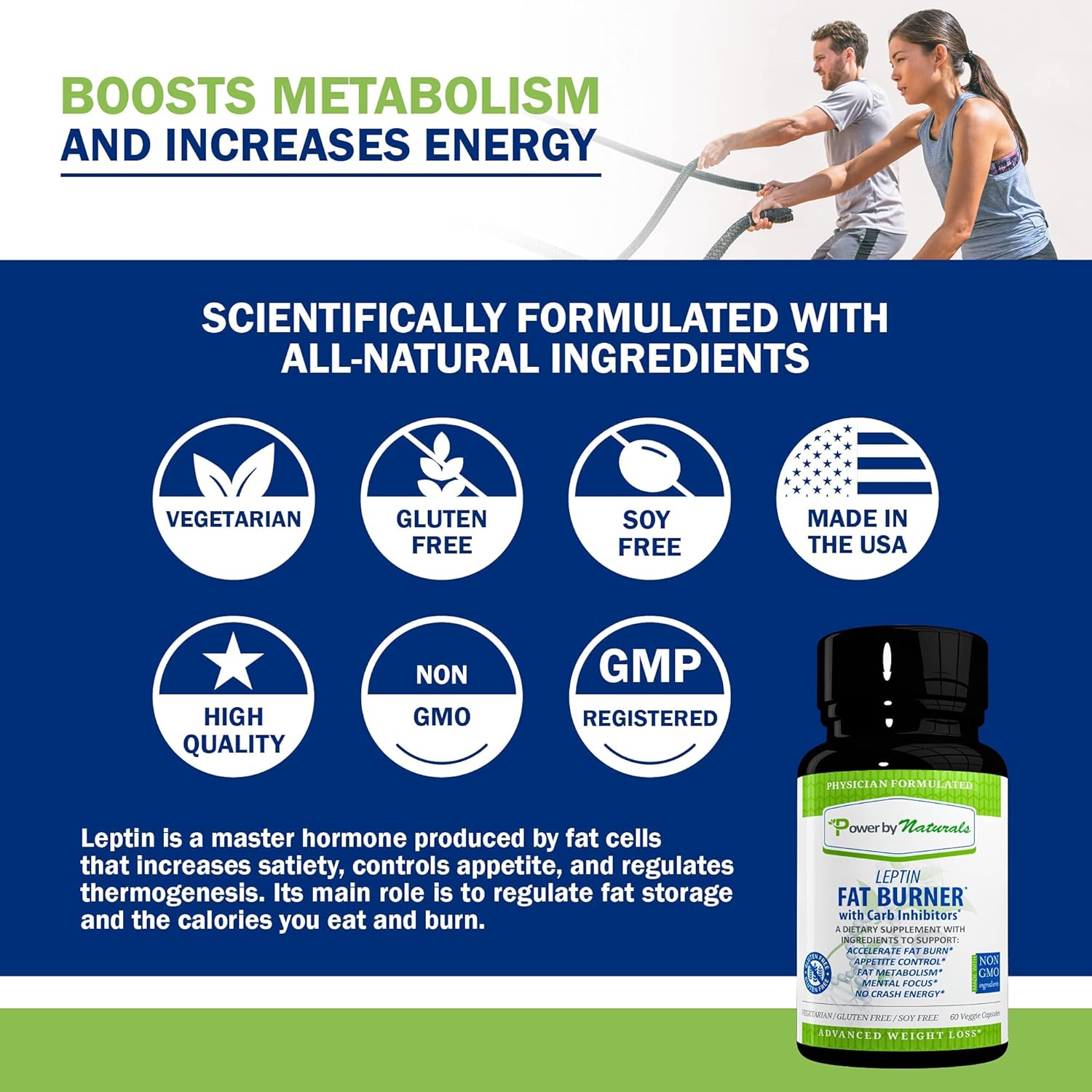 60 Gluten-Free Capsules Fat Burner G897463