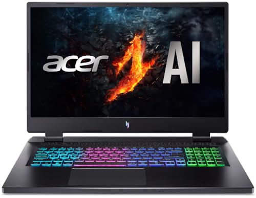 17.3" FHD IPS 165Hz Gaming Laptop, AMD Ryzen 7 8845HS, GeForce RTX 4060, 32GB DDR5 RAM, 1TB PCIe SSD, Black Z489983