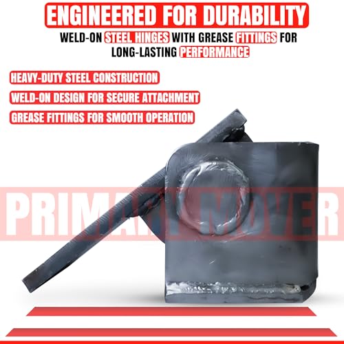 2Pcs Greasable Weld-On Solid Steel Dump Trailer Hinges M71576
