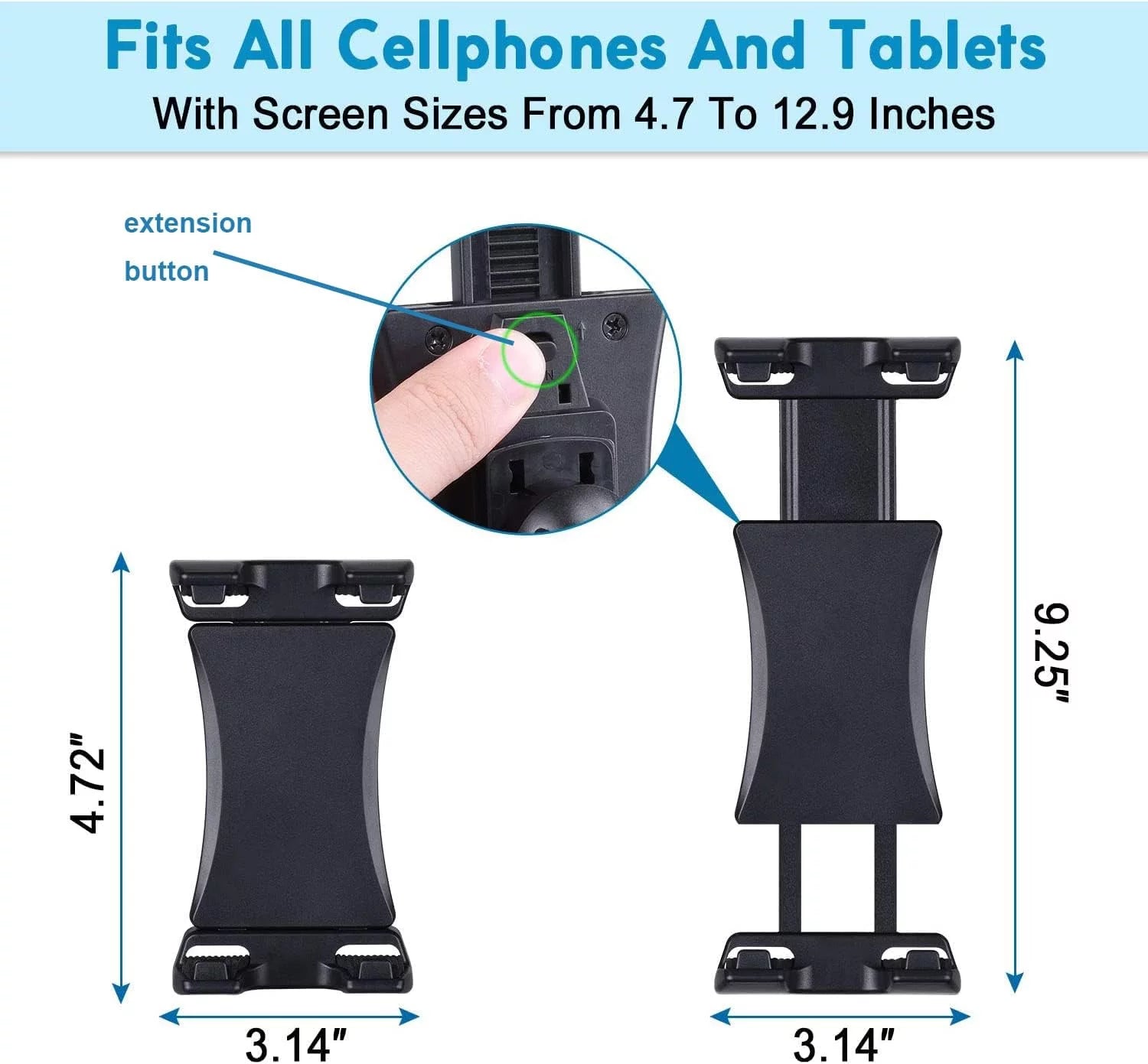 Tablet Holder Mount for Bike Treadmill Exercise Bicycle A662380